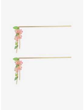 Thorn & Fable Cherry Blossom Hair Stick Set, , hi-res