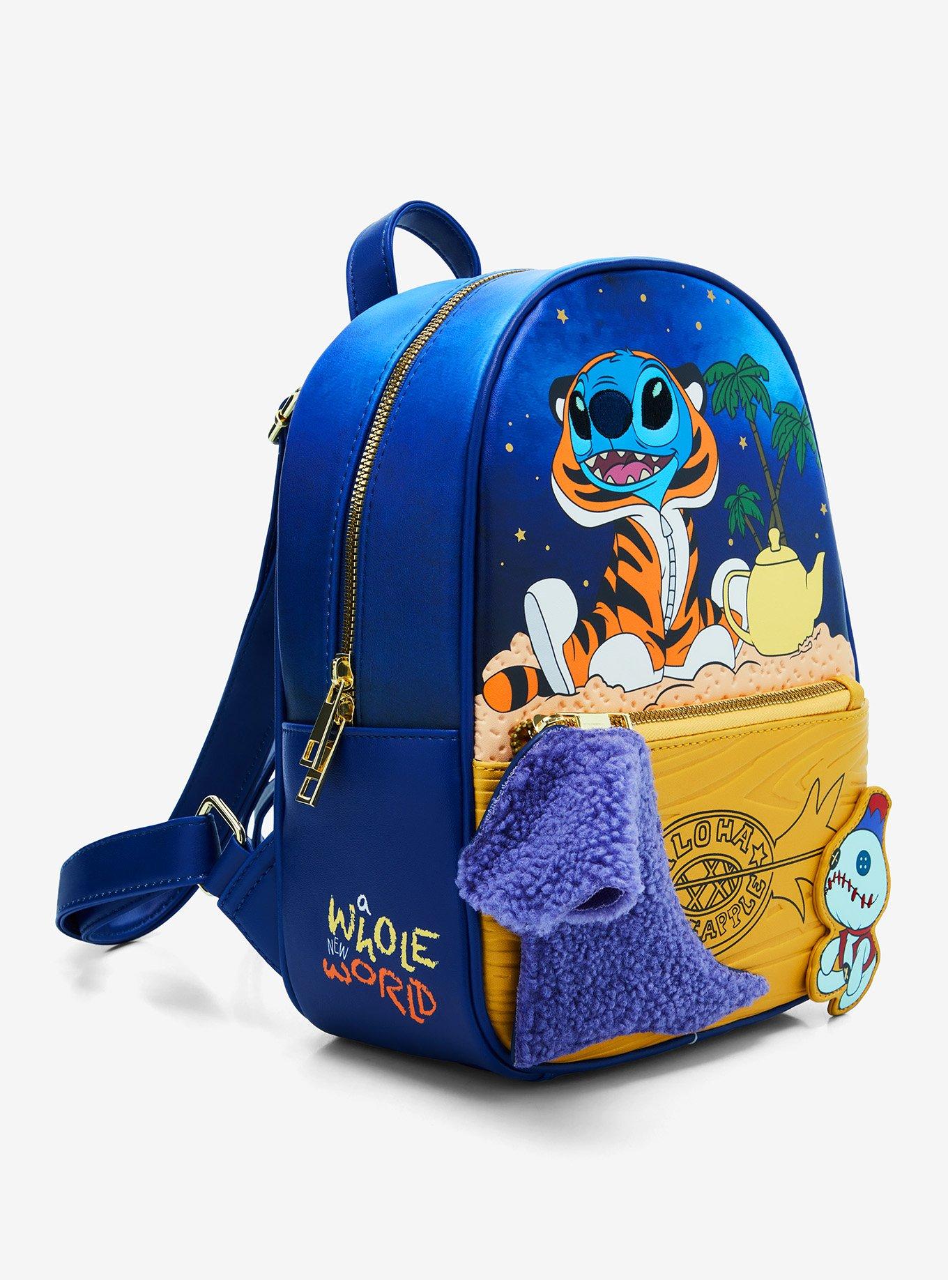 Her Universe Disney Stitch Aladdin Rajah Mini Backpack, , alternate