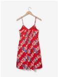Disney Lilo & Stitch Hibiscus Tie-Front Dress — BoxLunch Exclusive, RED, alternate