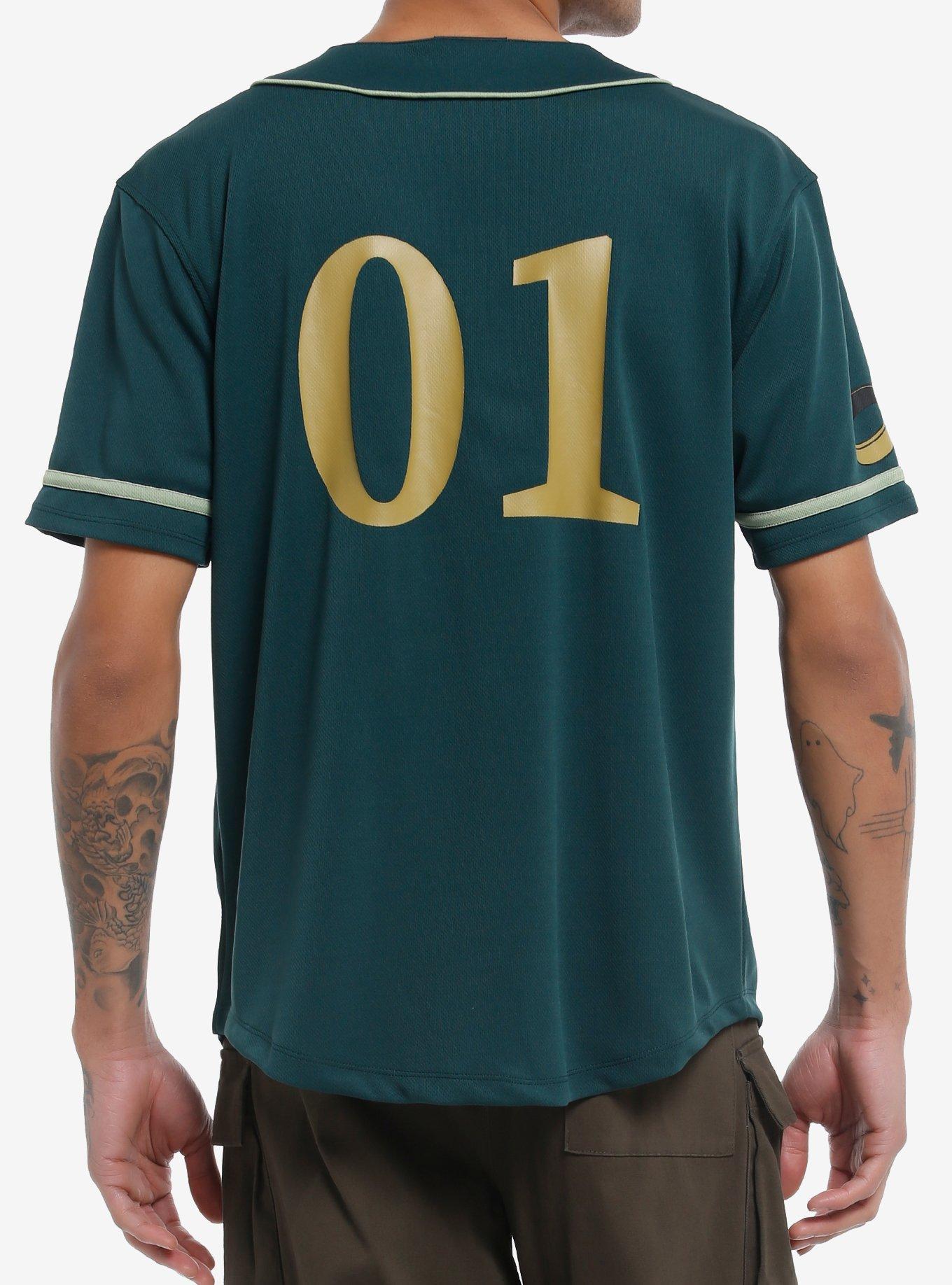 The Lord Of The Rings Fellowship Baseball Jersey, GREEN, alternate