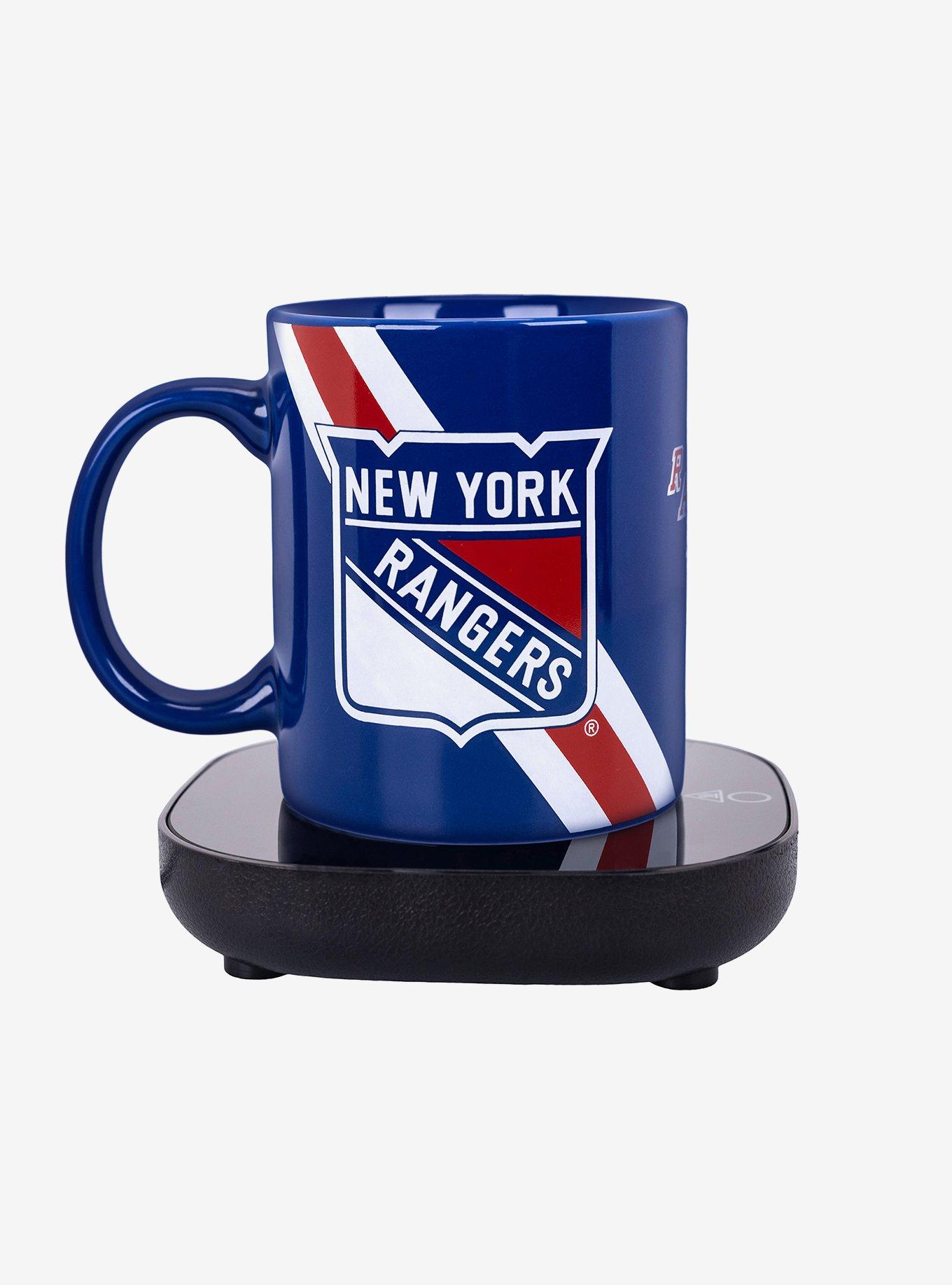 York Rangers Logo Mug Warmer with Mug, , alternate