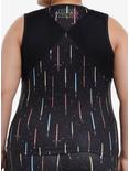 Her Universe Star Wars Lightsabers Active Tank Top Plus Size Her Universe Exclusive, MULTI, alternate