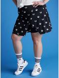Her Universe Star Wars Icons Asymmetrical Athletic Skort Plus Size Her Universe Exclusive, BLACK  WHITE, alternate