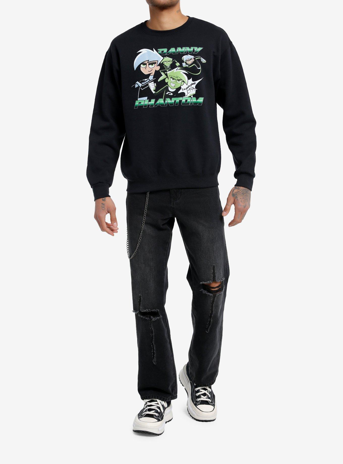 Danny Phantom Collage Sweatshirt, BLACK, alternate