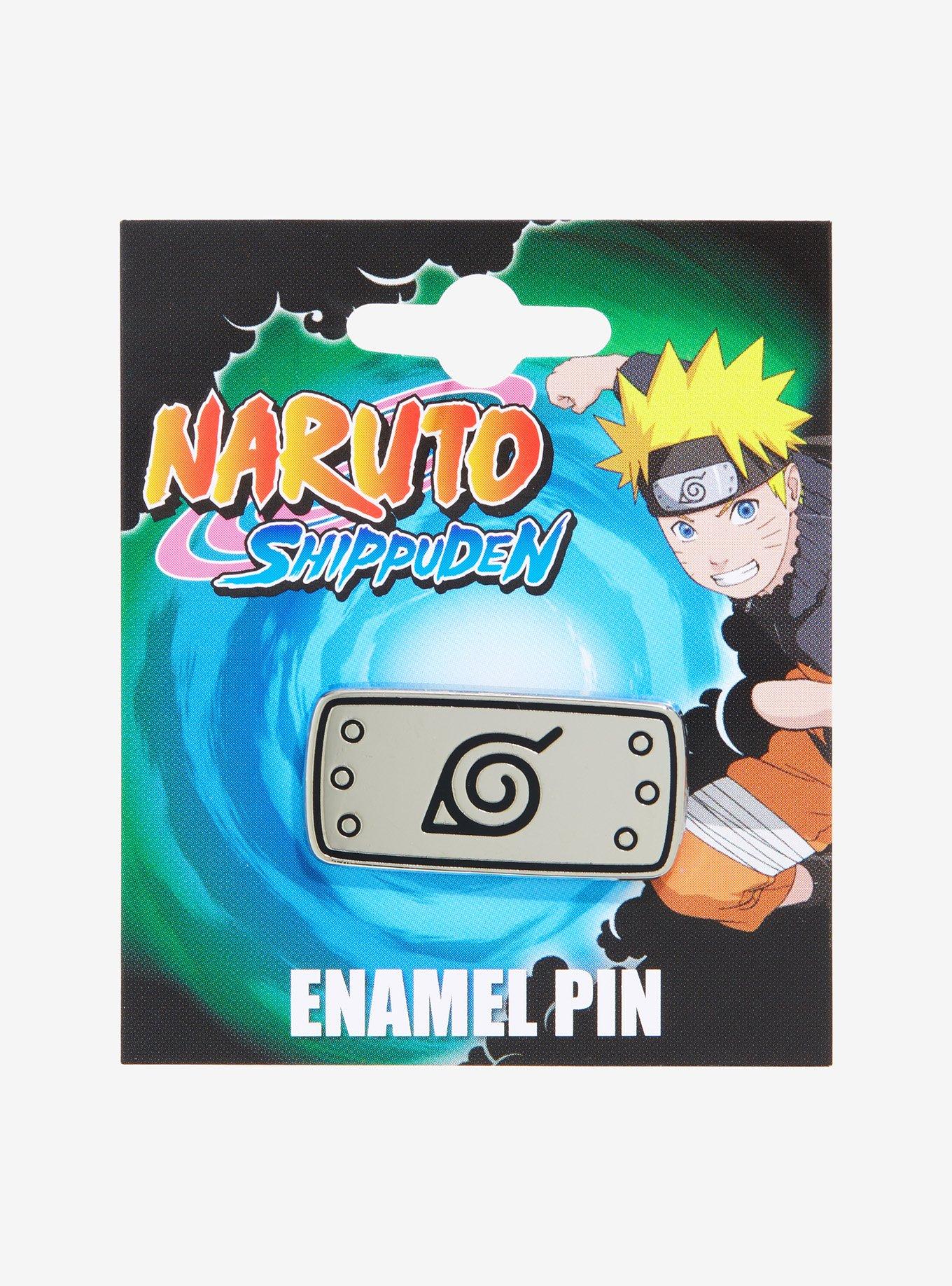 Naruto Shippuden Shinobi Headband Enamel Pin, , alternate