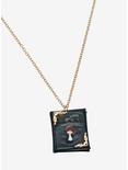 Thorn & Fable Cottage Book Pendant Necklace, , alternate
