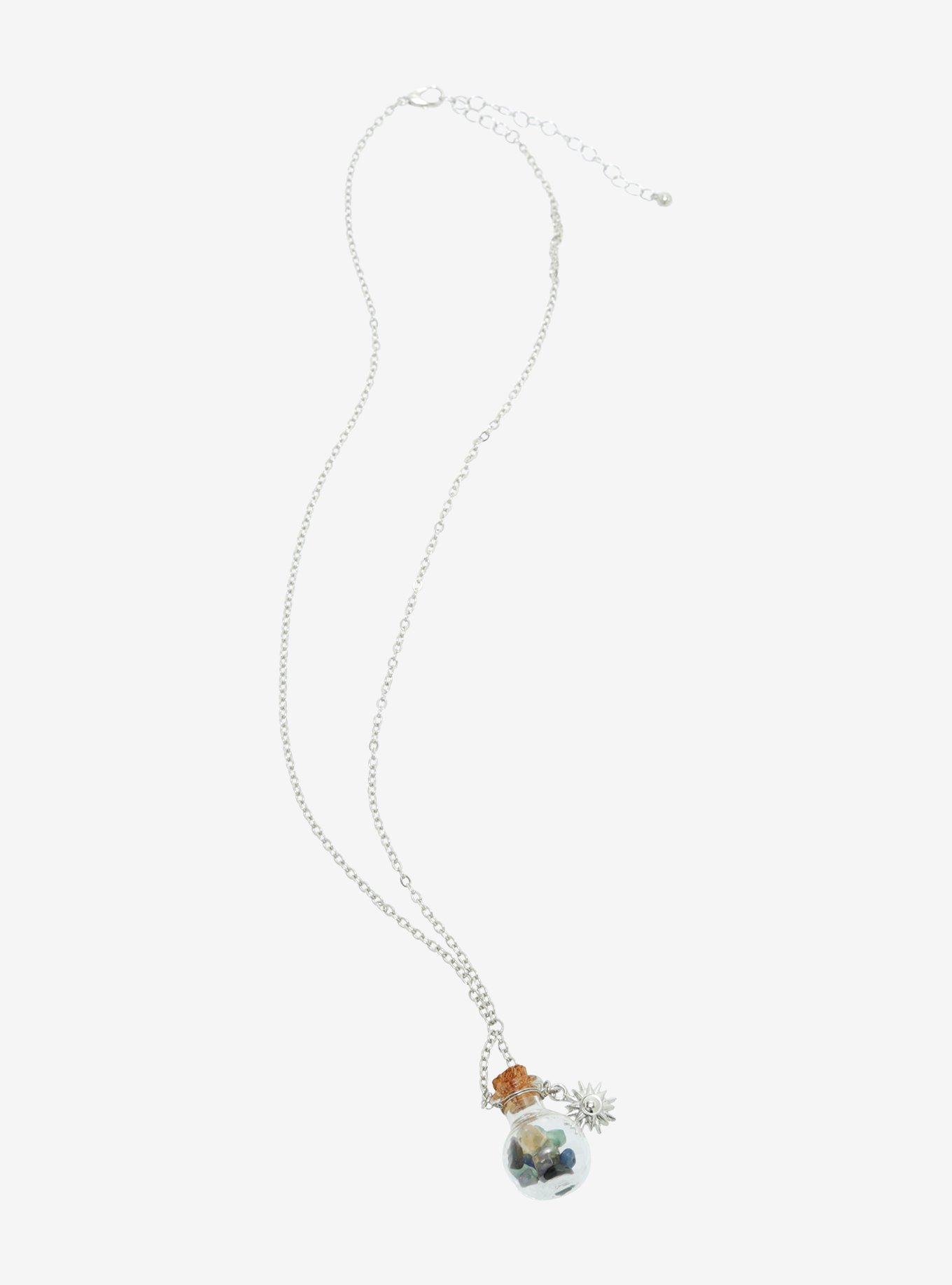 Thorn & Fable Crystal Bottle Necklace, , alternate