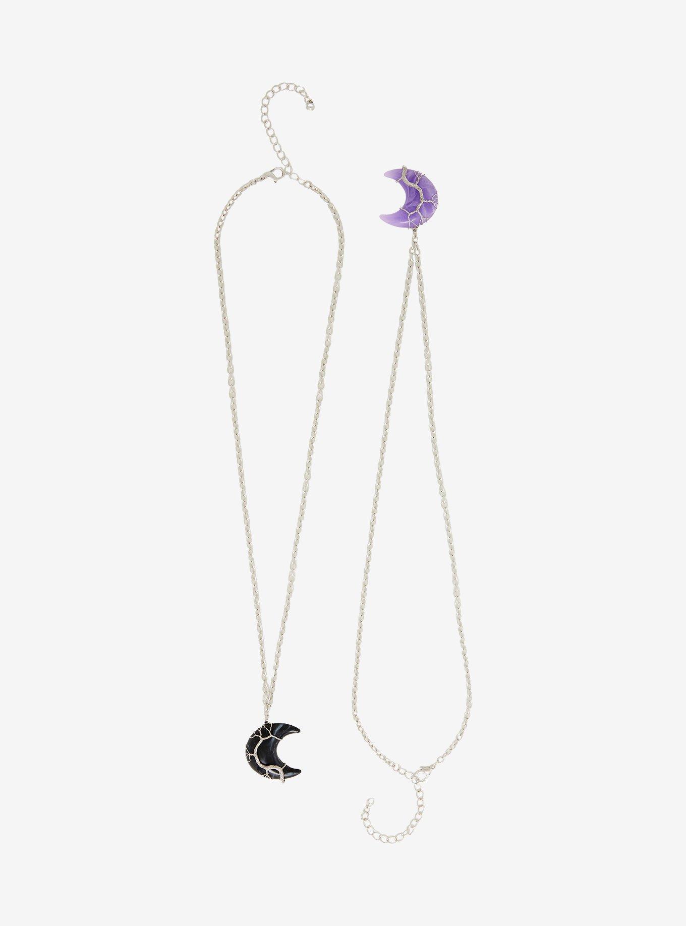 Cosmic Aura® Moon Branch Best Friend Necklace Set, , alternate