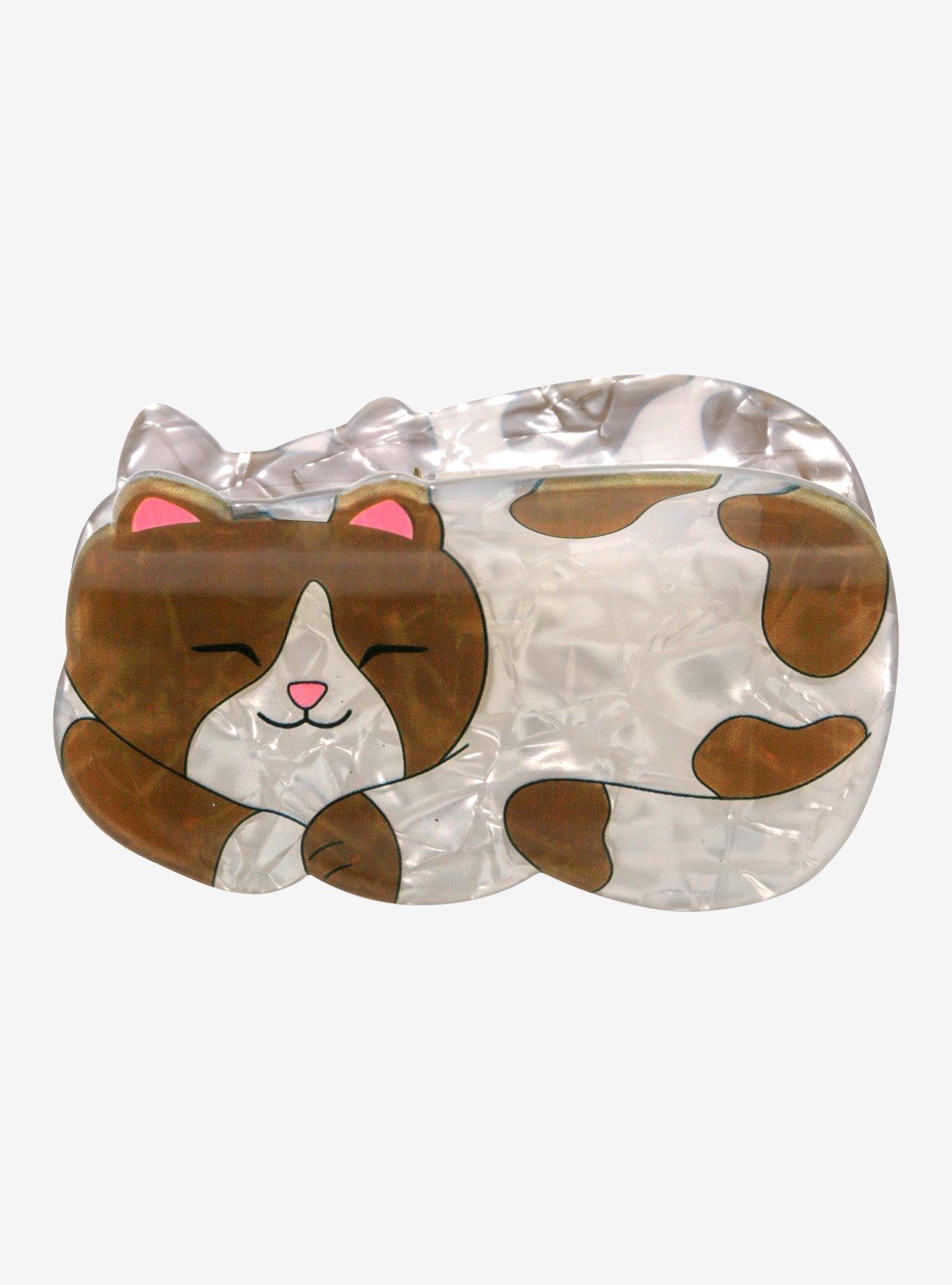 Sweet Society Brown & White Cat Claw Hair Clip, , alternate