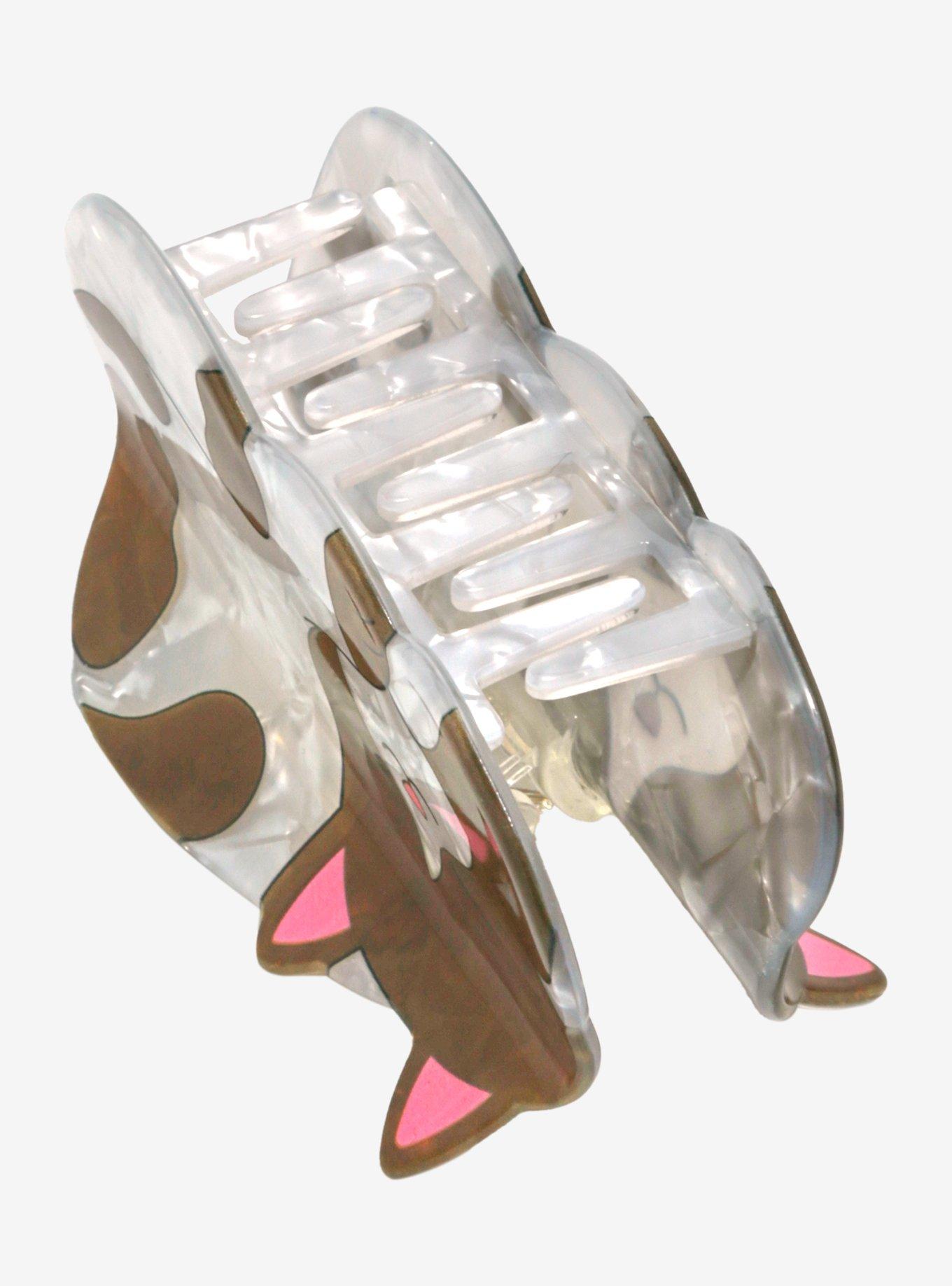 Sweet Society Brown & White Cat Claw Hair Clip, , alternate