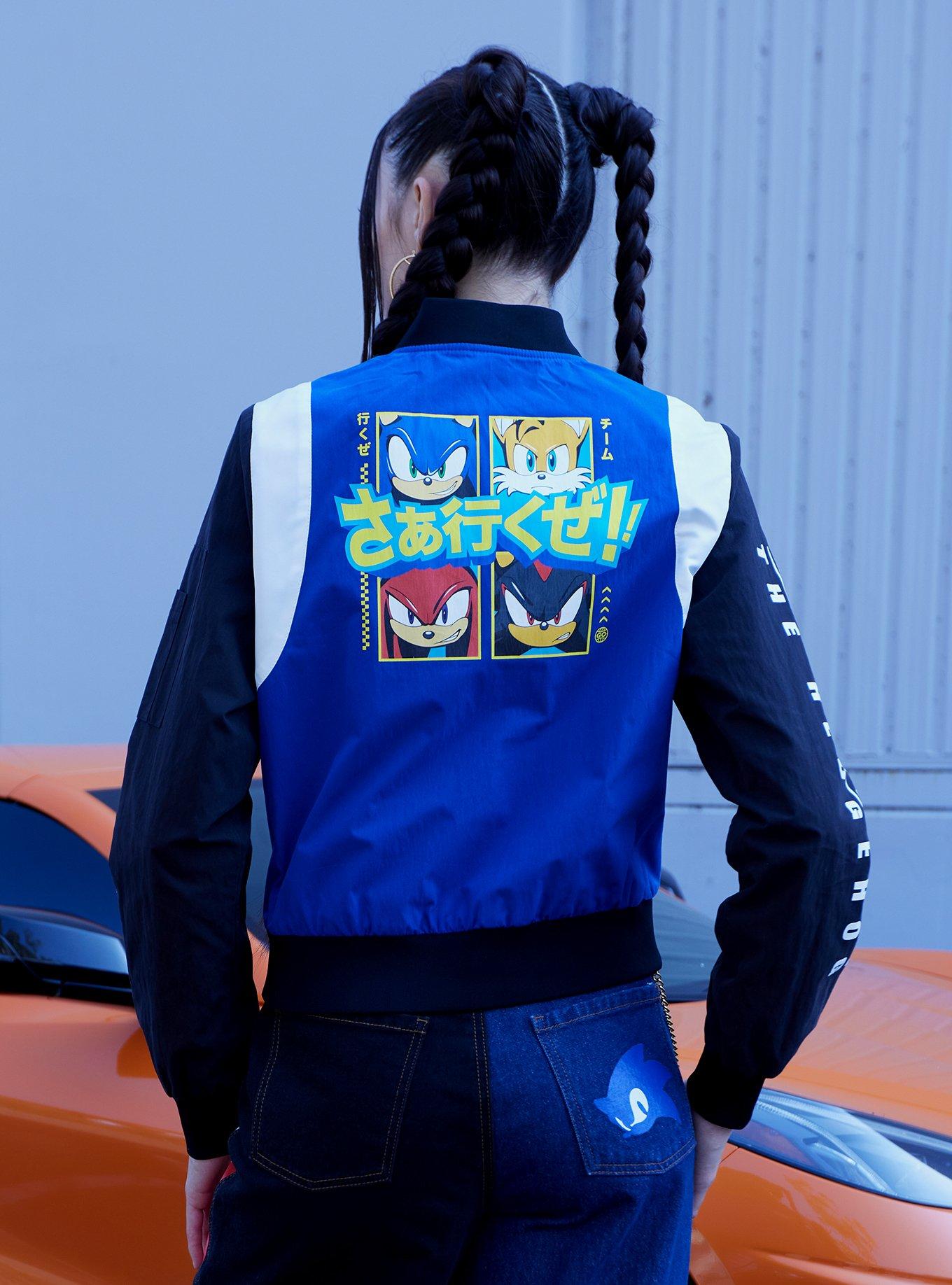 Sonic The Hedgehog Racing Girls Bomber Jacket, MULTI, alternate