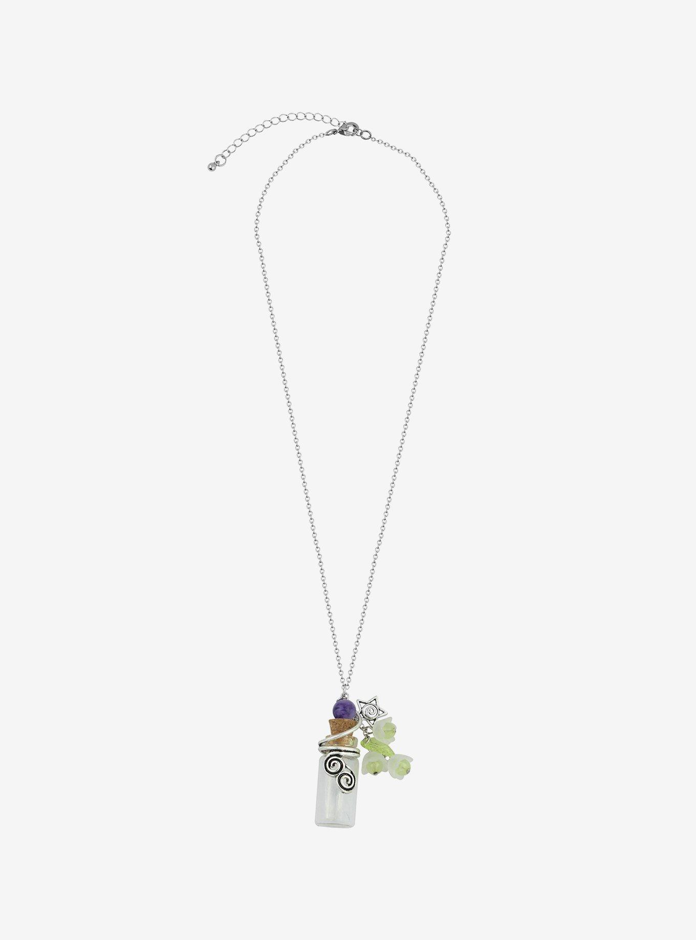 Thorn & Fable Flower Star Jar Necklace, , alternate