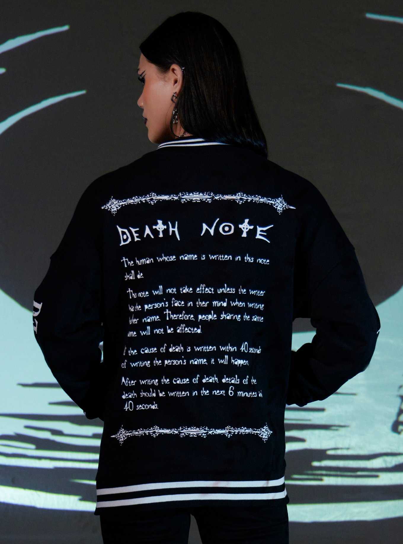 Death Note Ryuk Girls Varsity Jacket, , hi-res