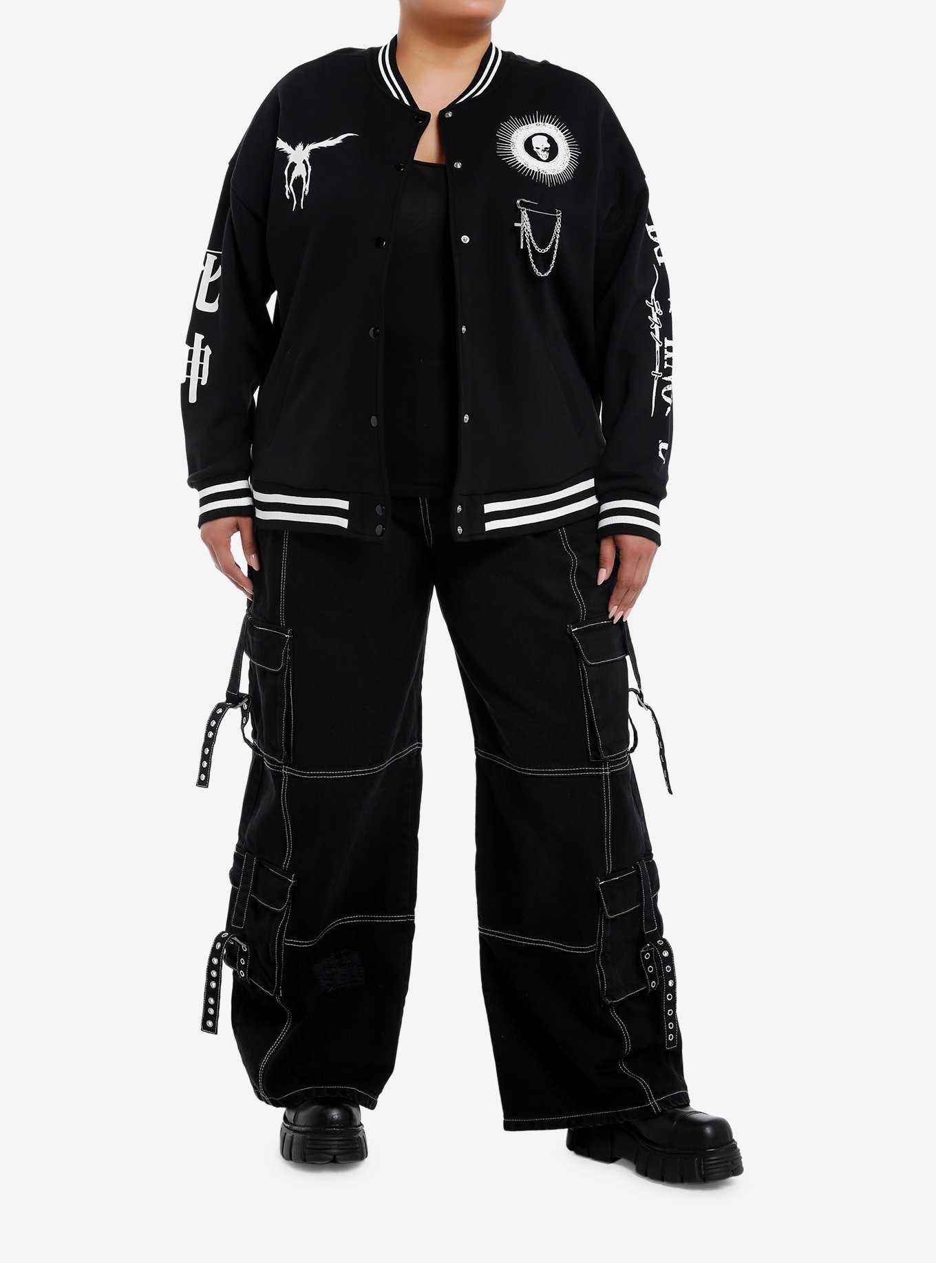 Death Note Ryuk Girls Varsity Jacket Plus Size, , hi-res
