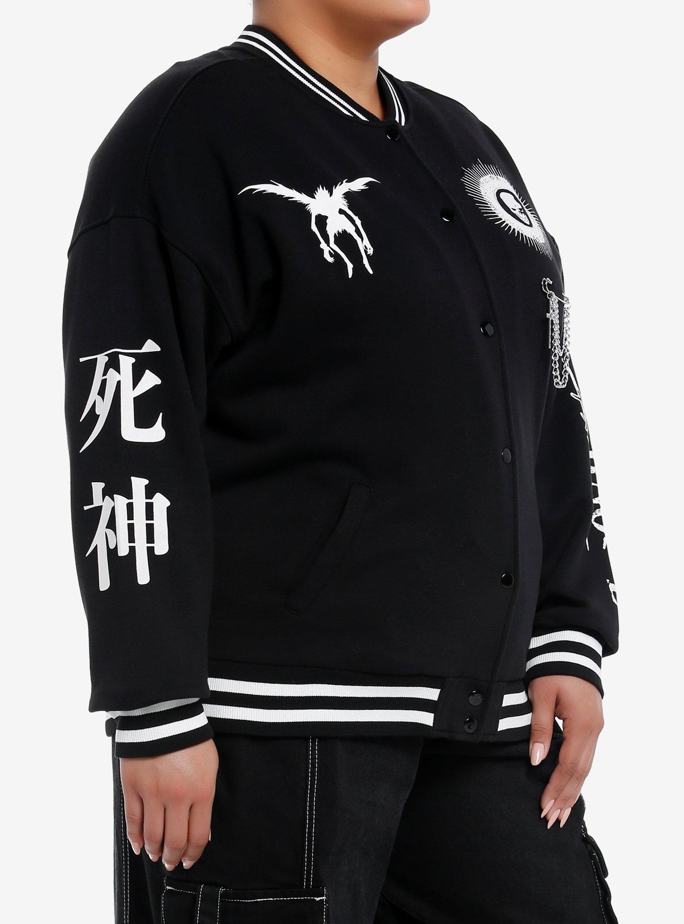 Death Note Ryuk Girls Varsity Jacket Plus Size, , alternate