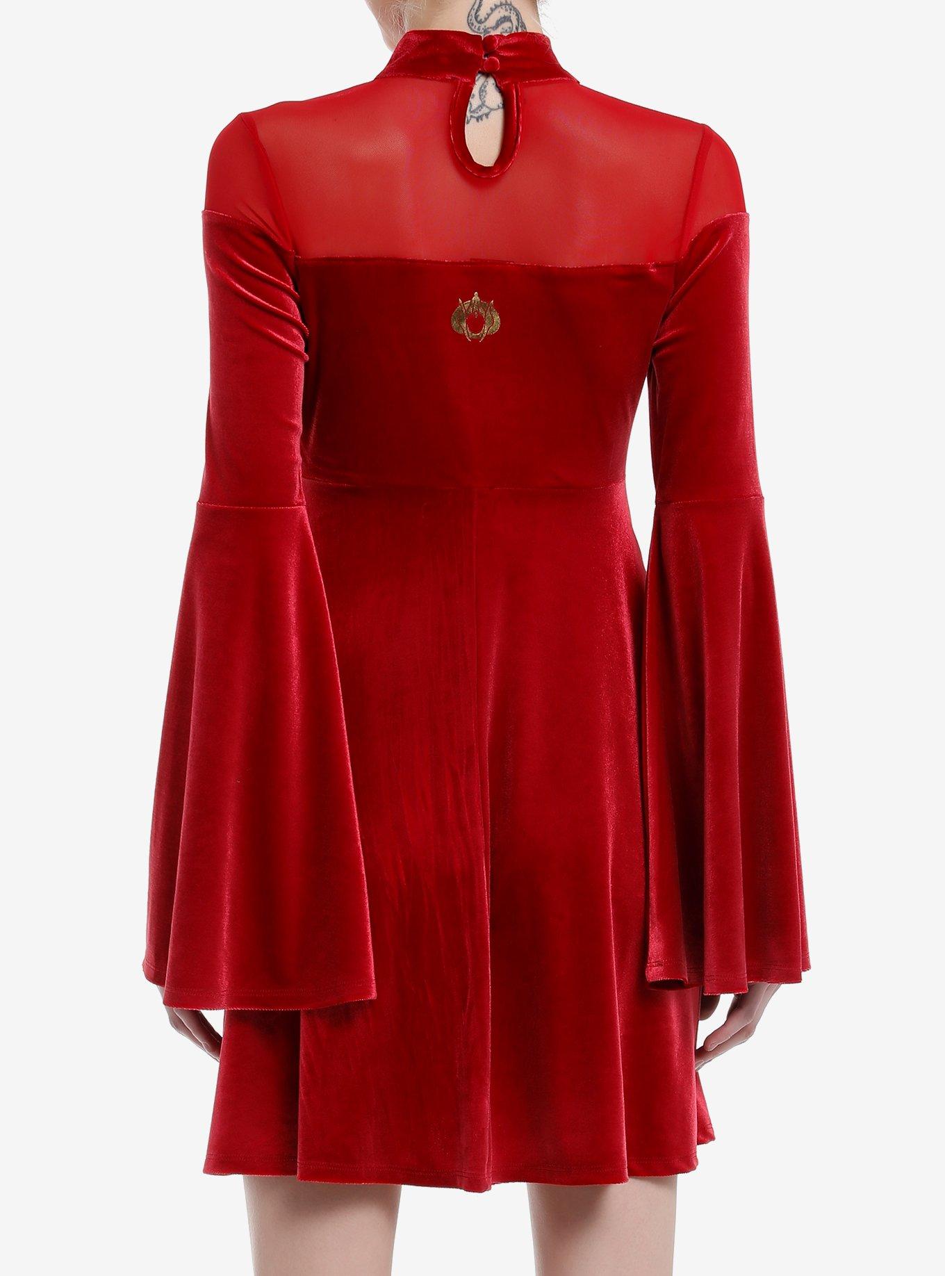 Her Universe Star Wars Queen Padme Amidala Velvet Dress, GOLD, alternate
