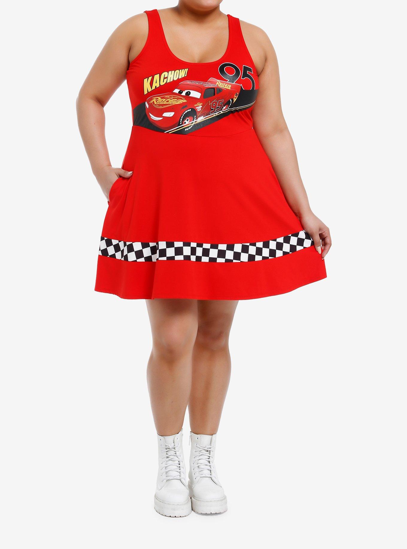 Disney Pixar Cars Lightning McQueen Athletic Dress Plus Size, MULTI, alternate