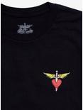 Bon Jovi New Jersey Heart & Dagger T-Shirt, BLACK, alternate