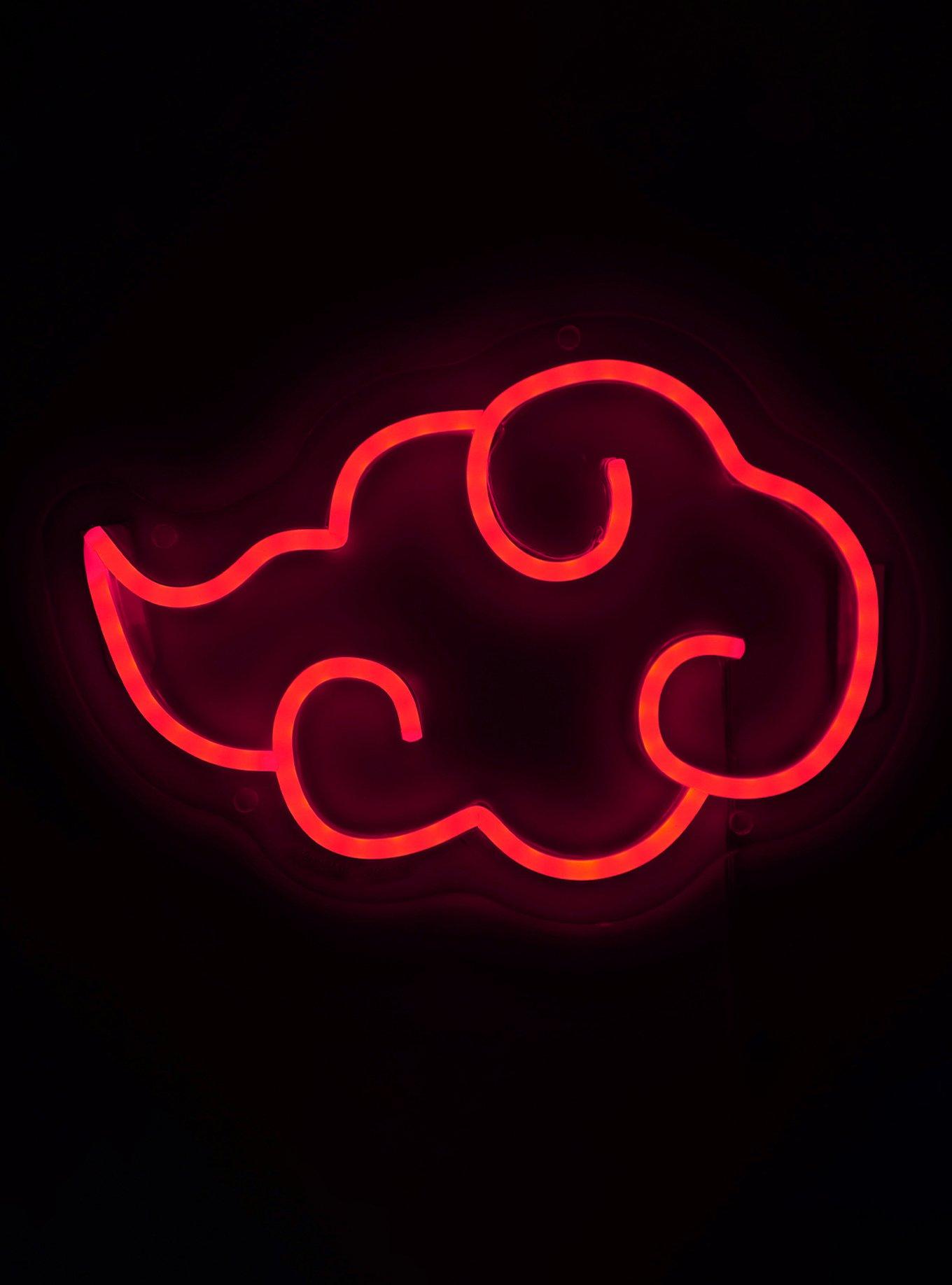 Naruto Shippuden Otaku Lamps Akatsuki Cloud Neon Sign, , alternate