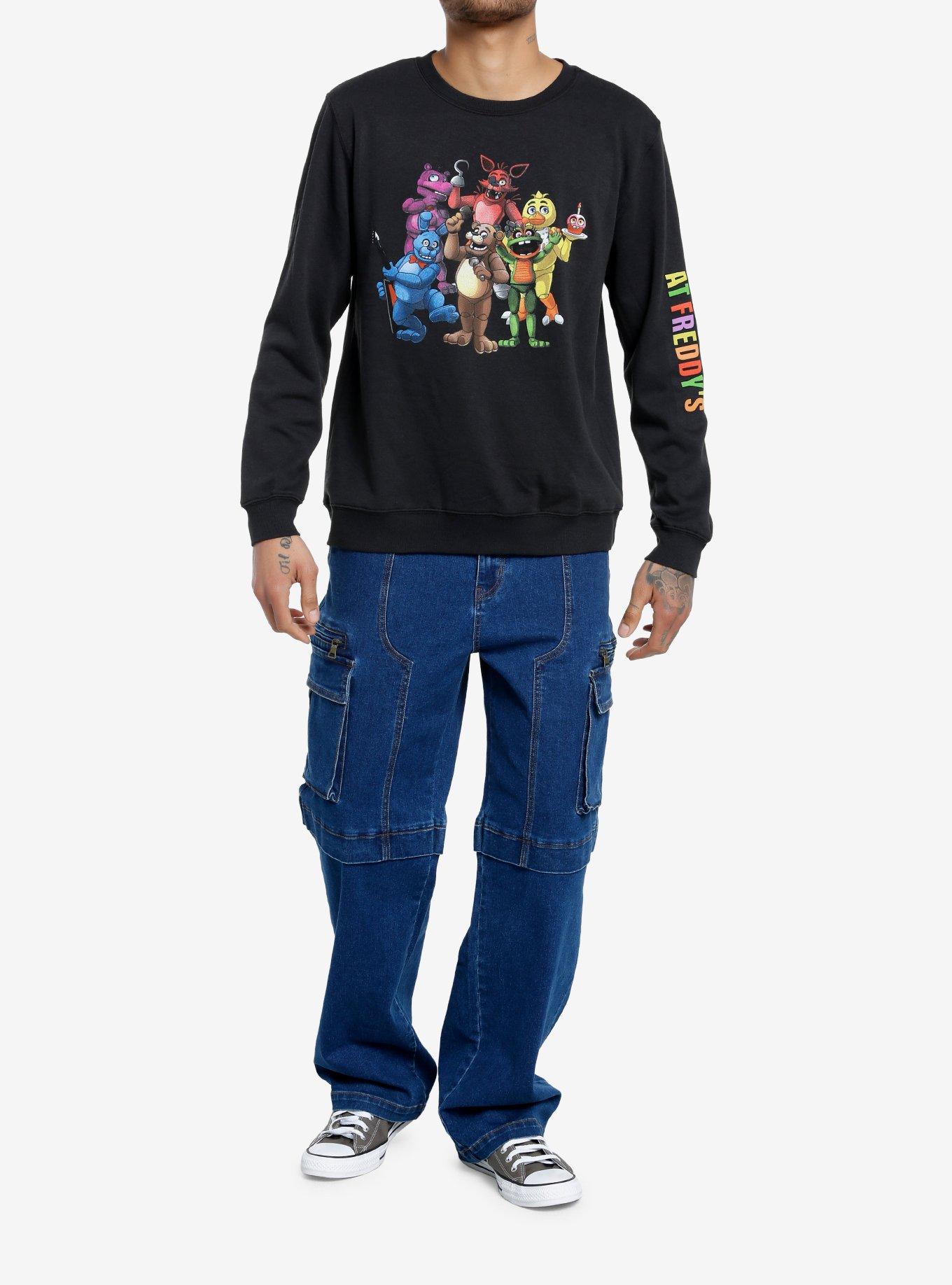 Five Nights At Freddy's Group Sweatshirt, BLACK, alternate