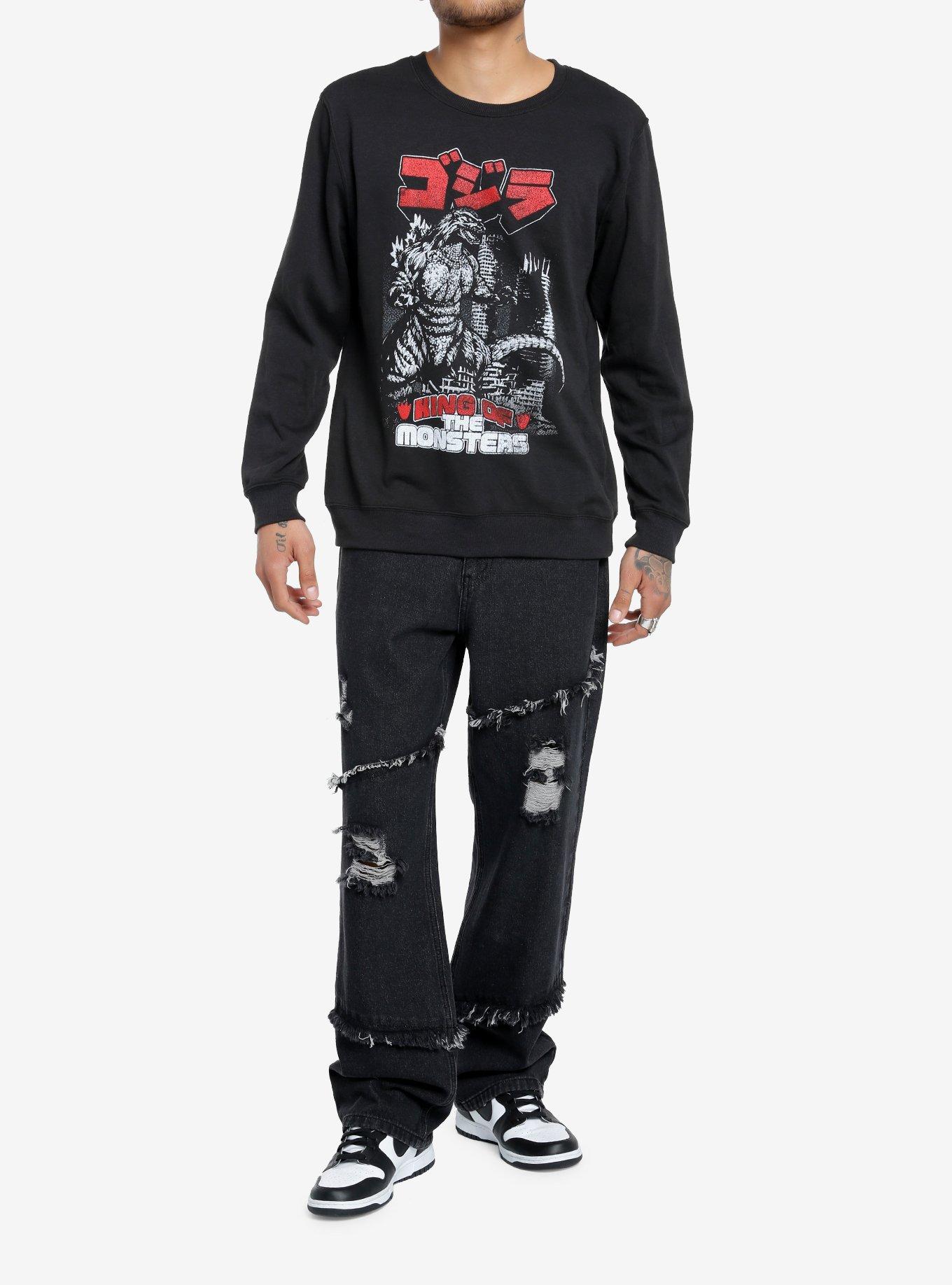 Godzilla King Of The Monsters Sweatshirt, BLACK, alternate