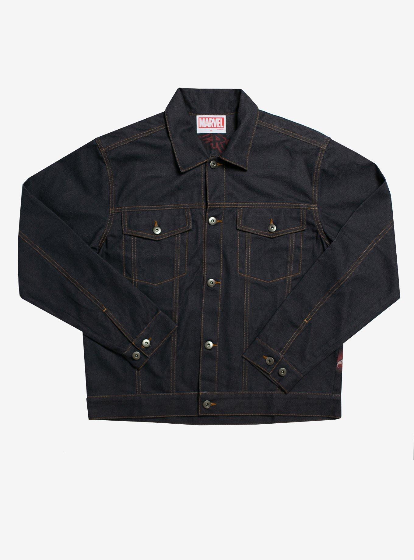 Marvel Spider-Man Denim Jacket, BLACK, alternate