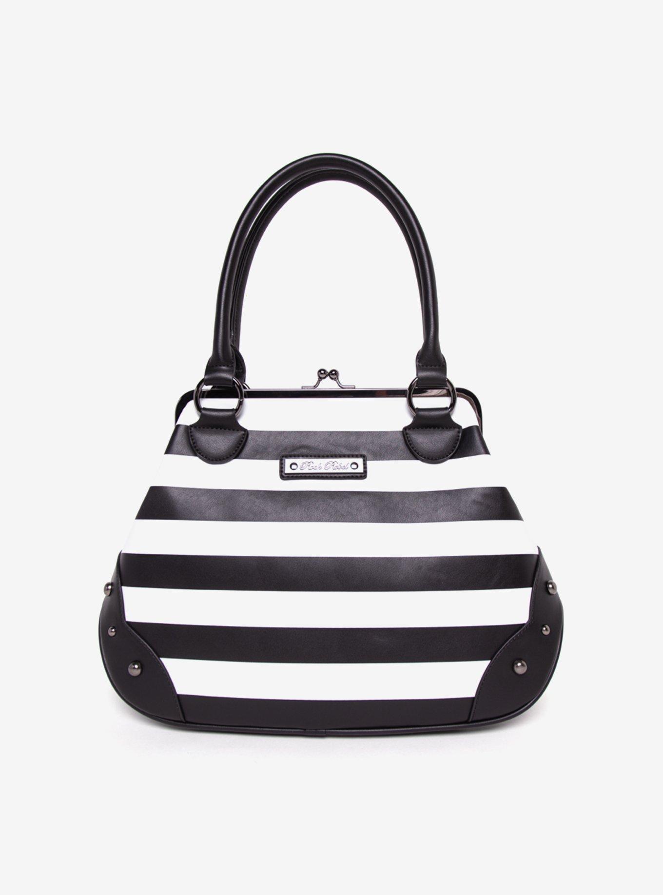 Rock Rebel Edward Scissorhands Kiss Lock Satchel Bag, , alternate
