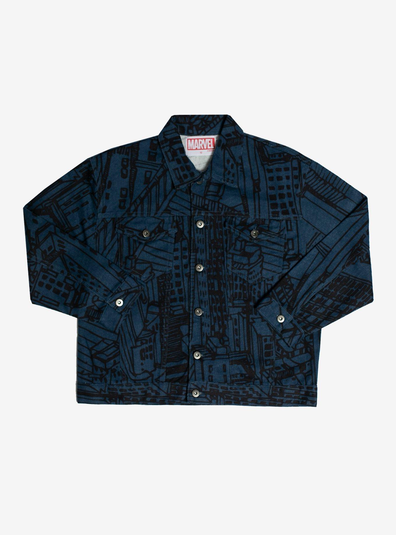 Marvel Spider-Man Youth Denim Jacket, BLUE, alternate