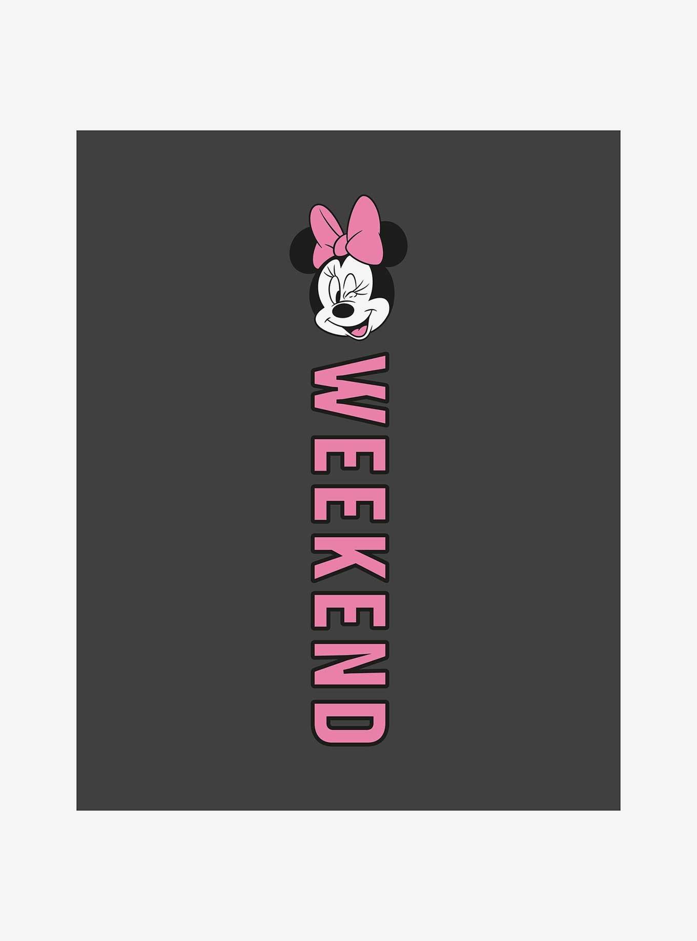 Disney Minnie Mouse Minnie Weekend Jogger Sweatpants, CHAR HTR, alternate