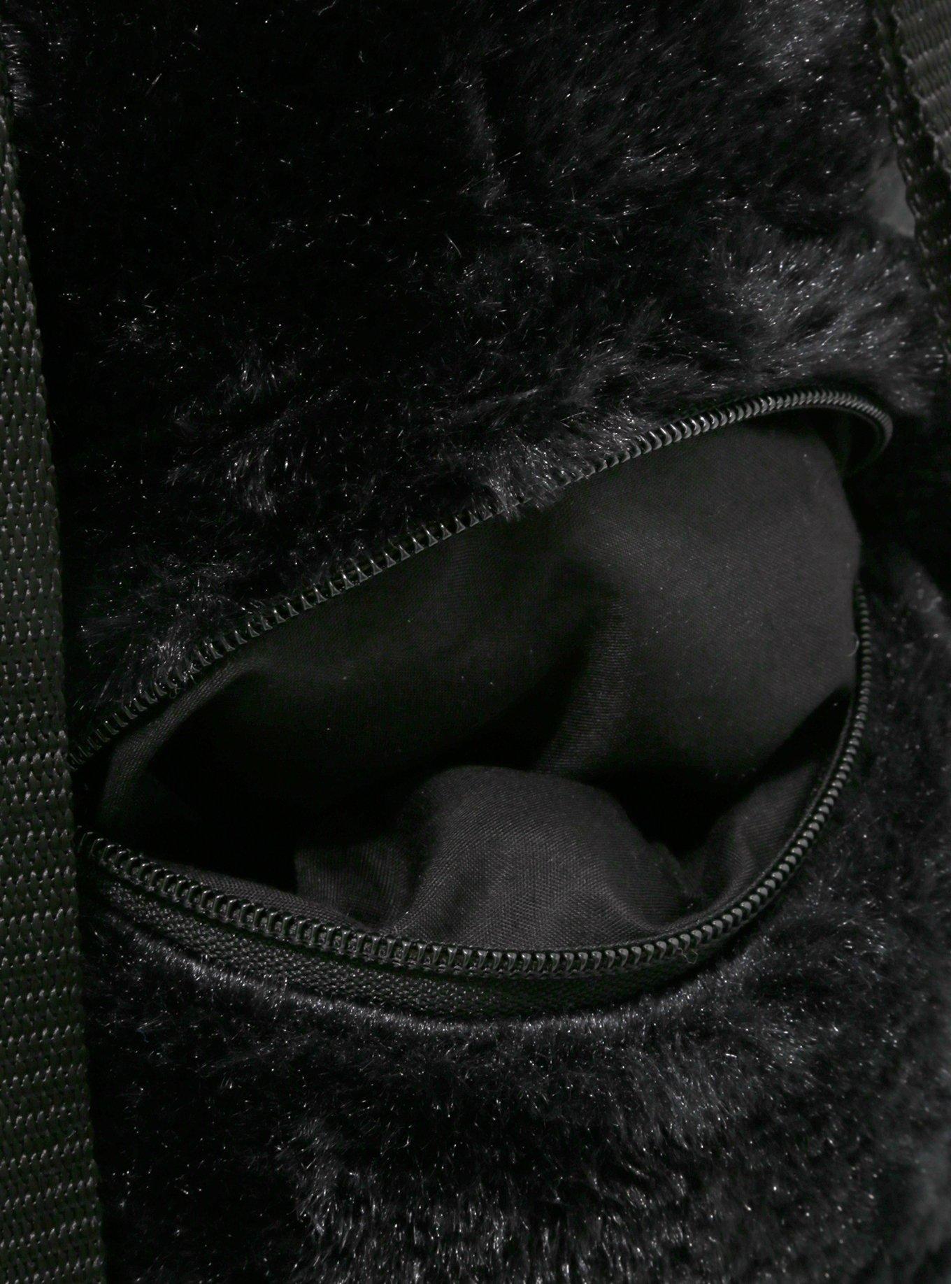 Black Bunny Piercings & Chains Plush Mini Backpack, , alternate