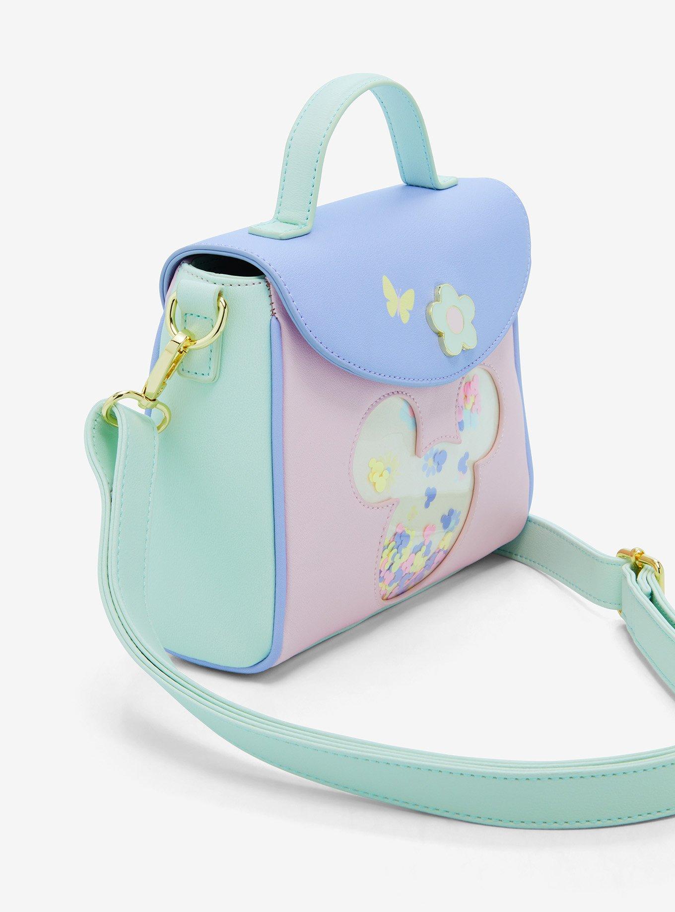 Her Universe Disney Mickey Mouse Pastel Spring Crossbody Bag, , alternate