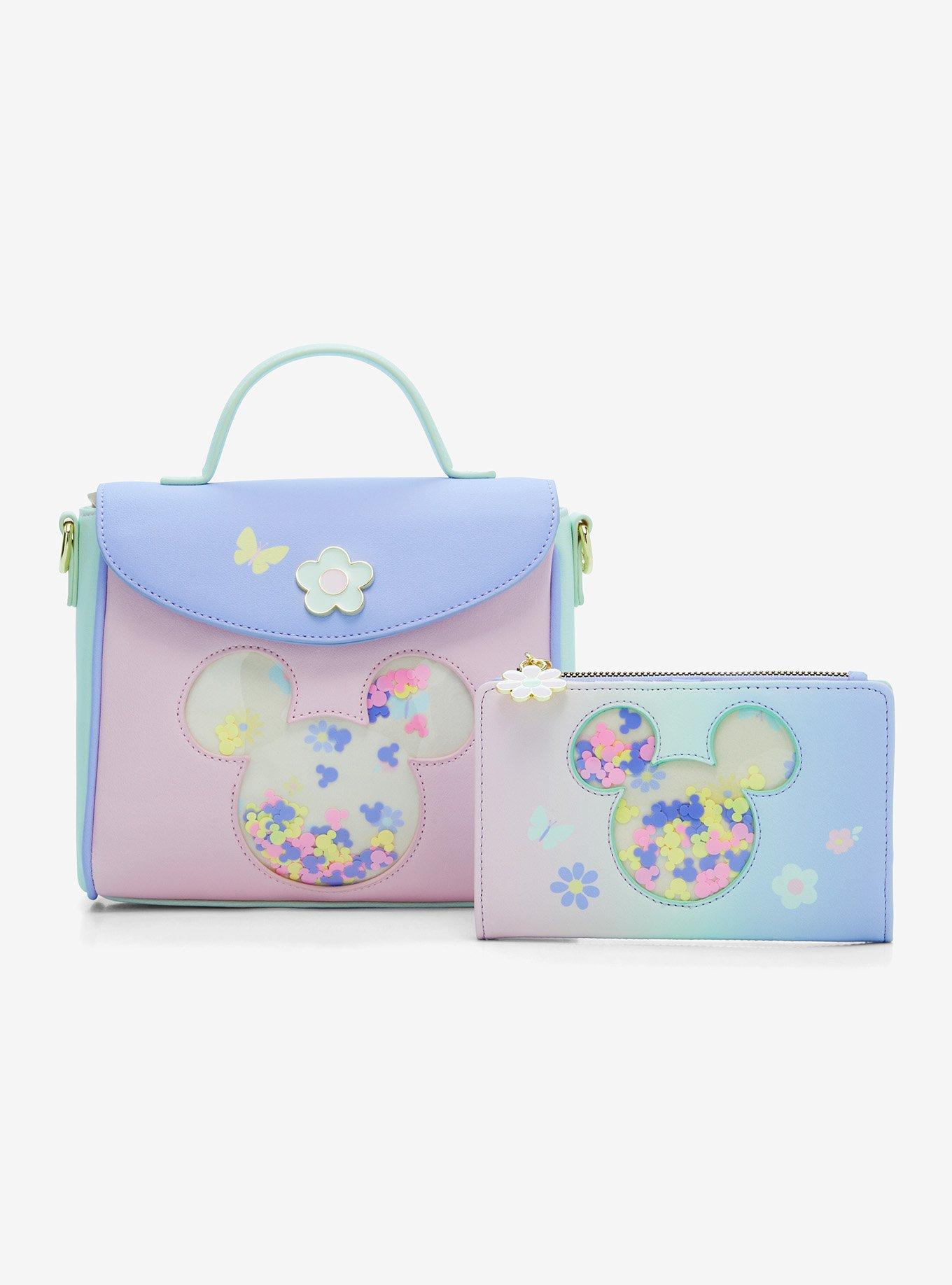 Her Universe Disney Mickey Mouse Pastel Spring Crossbody Bag, , alternate