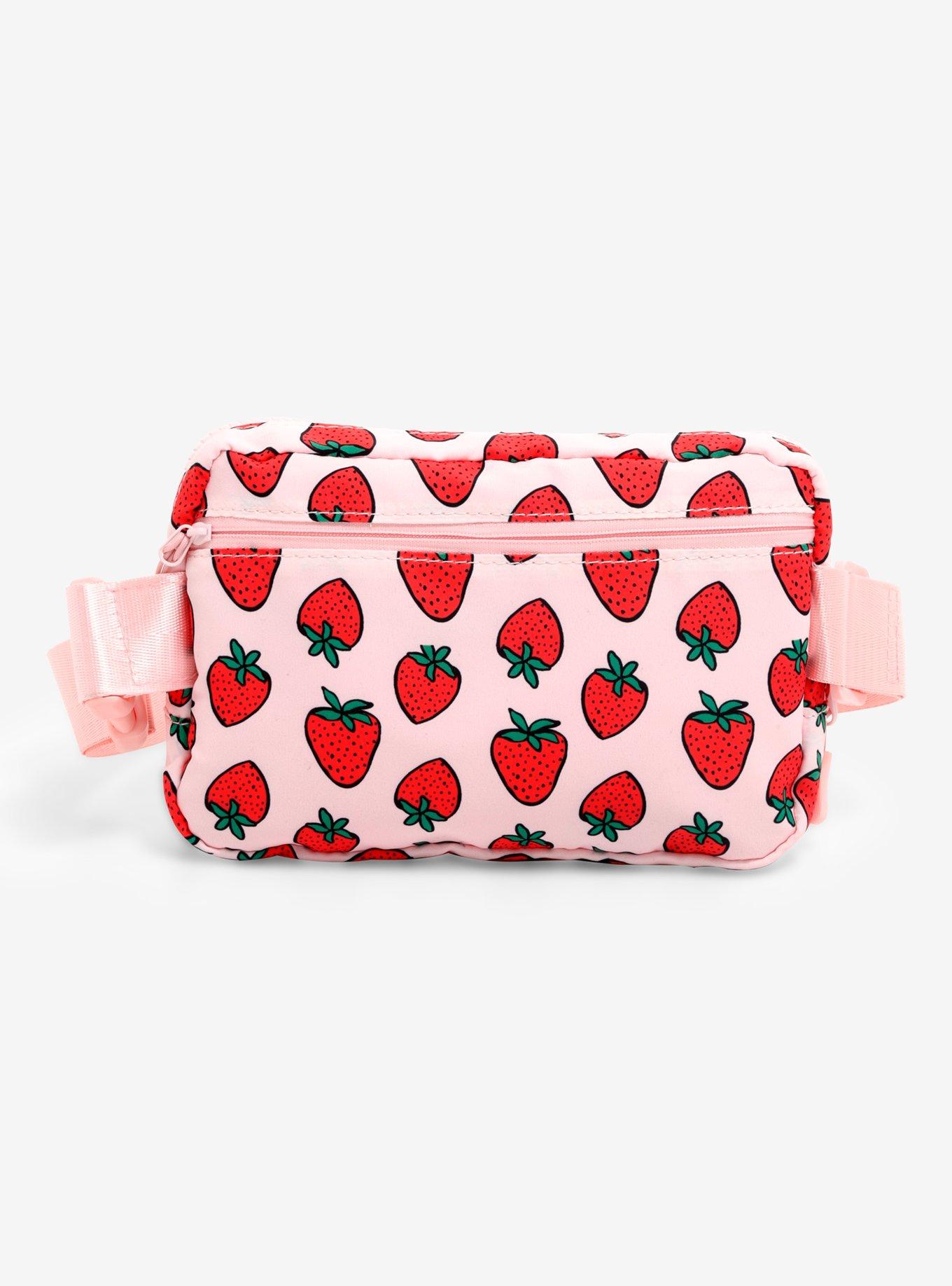 Kawaii Strawberry Fanny Pack, , alternate