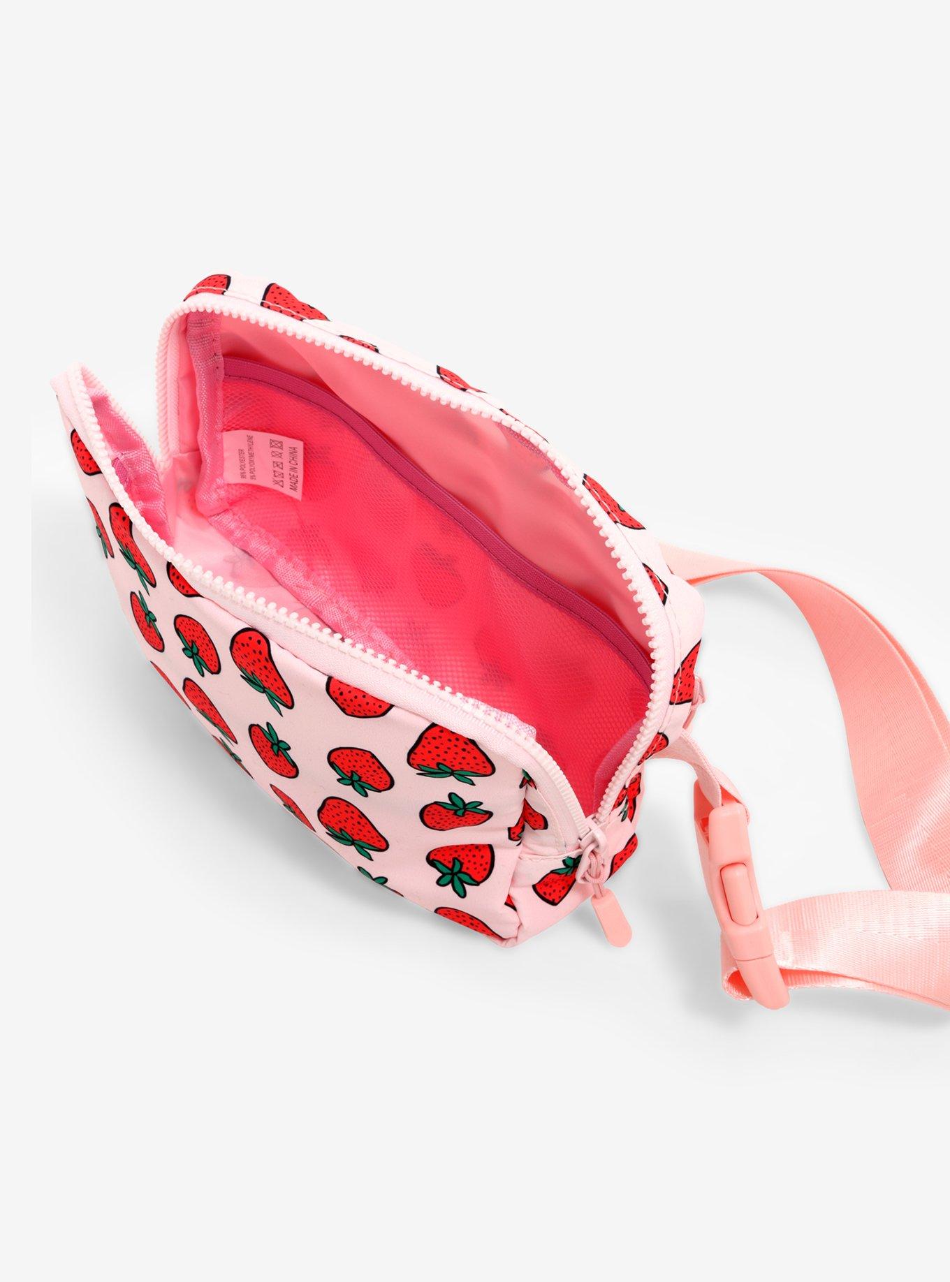 Kawaii Strawberry Fanny Pack, , alternate