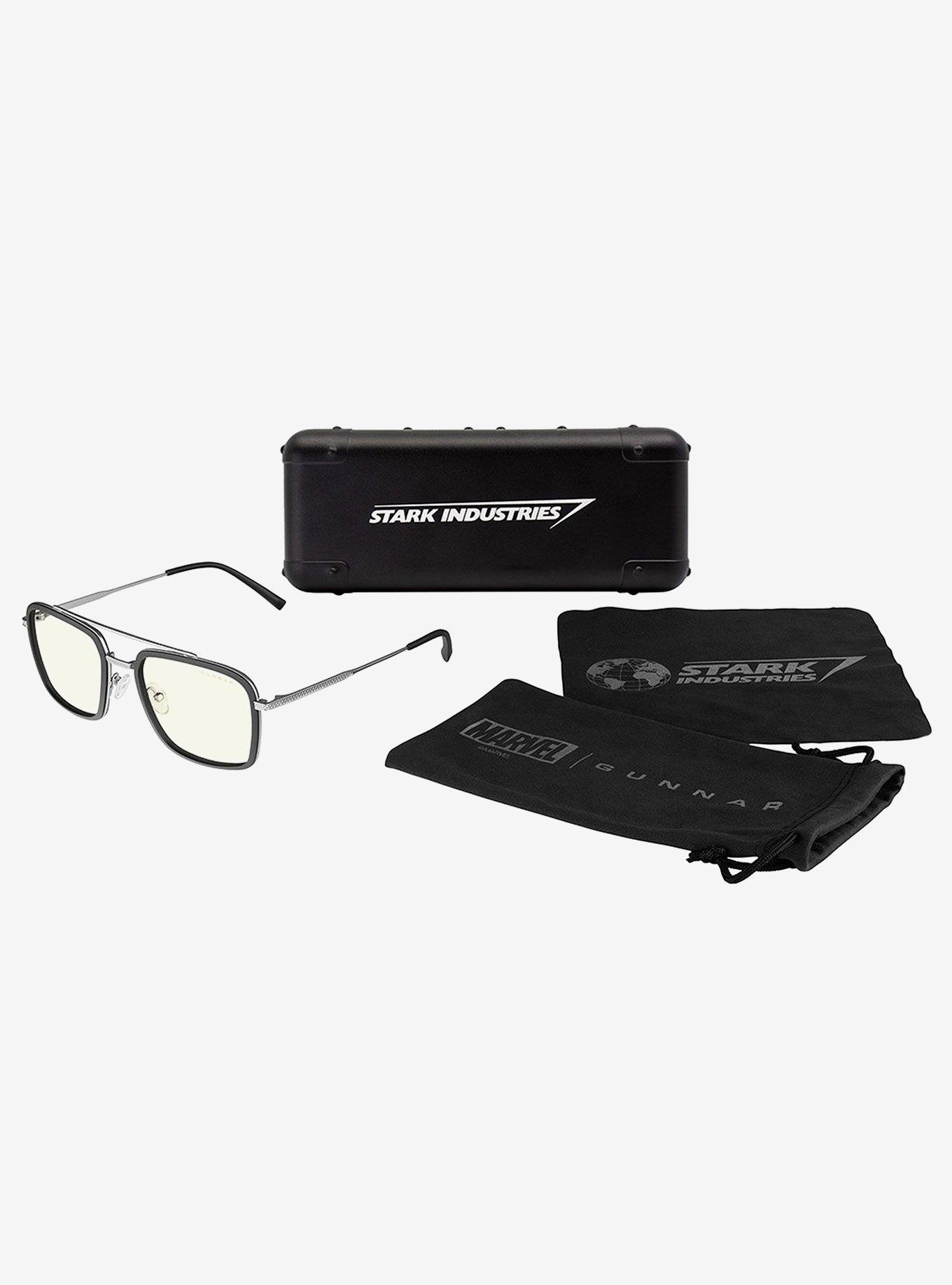 GUNNAR Marvel Iron Man Stark Industries Edition Clear Tint Blue Light Glasses, , alternate