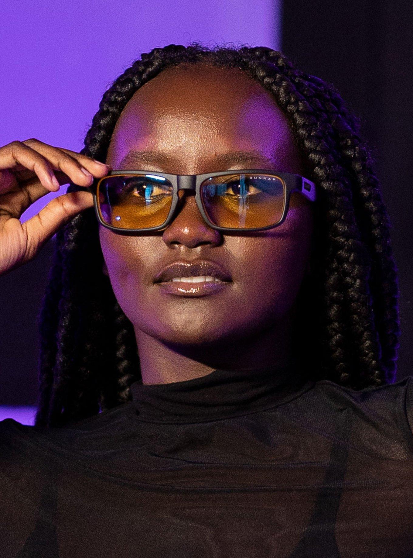 GUNNAR Marvel Black Panther Edition Enigma Blue Light Glasses, , alternate