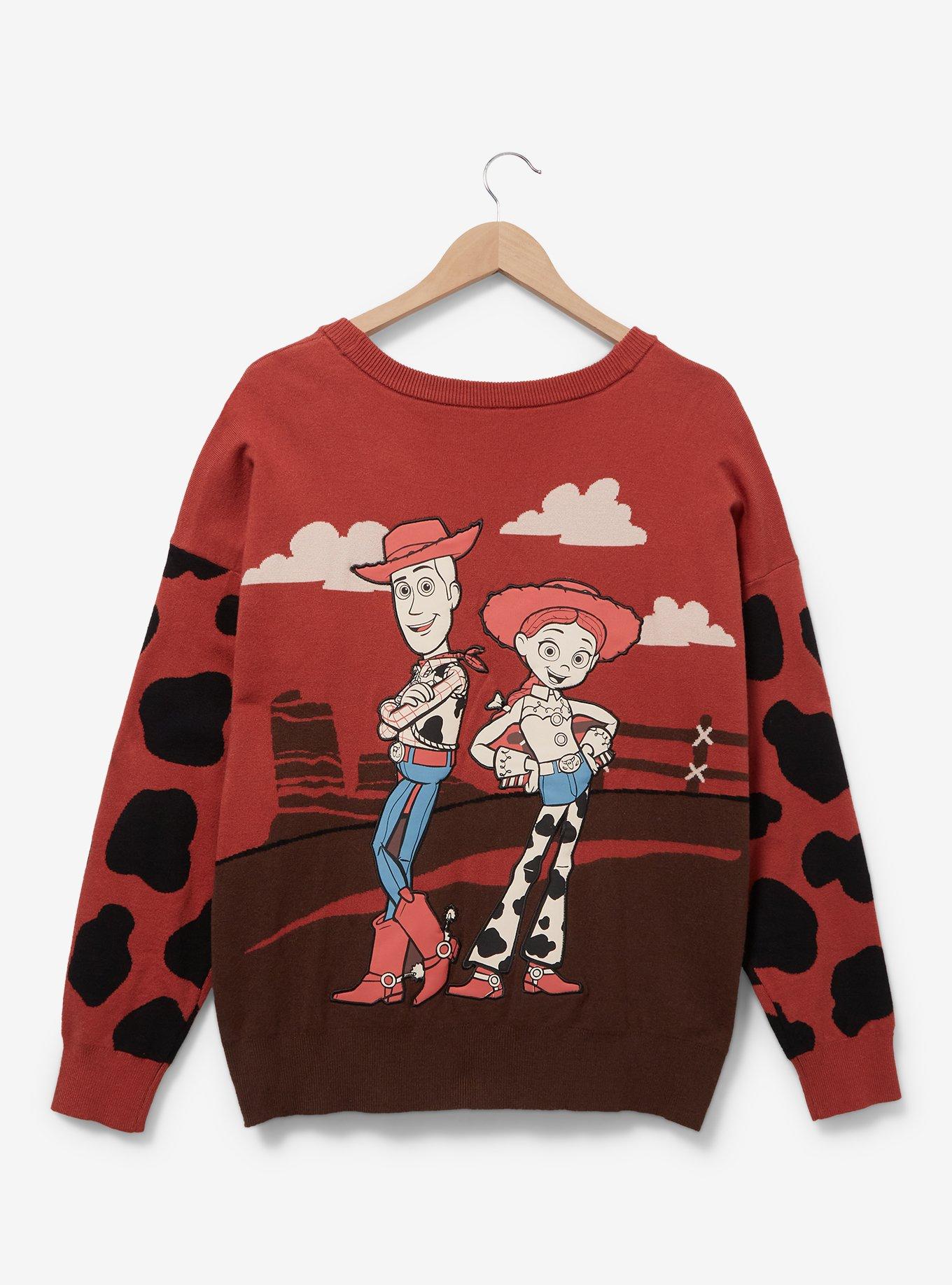 Her Universe Disney Pixar Toy Story Woody & Jessie Western Scene Women's Plus Size Cardigan, , hi-res