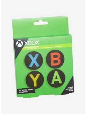 Xbox Controller Icons Metal Coaster Set, , hi-res