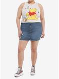 Disney Winnie The Pooh Ribbed Crop Girls Tank Top Plus Size, MULTI, alternate
