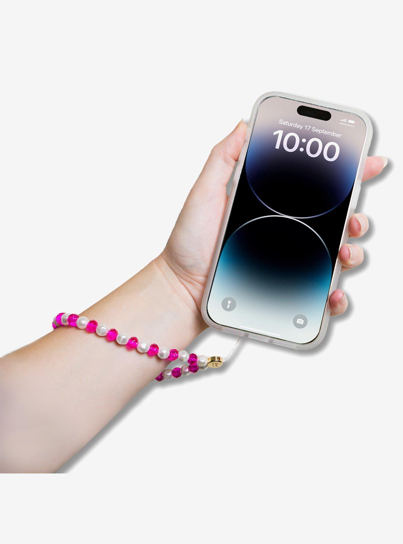 Sonix x Barbie Adhesive Beaded Wristlet Phone Charm, , alternate