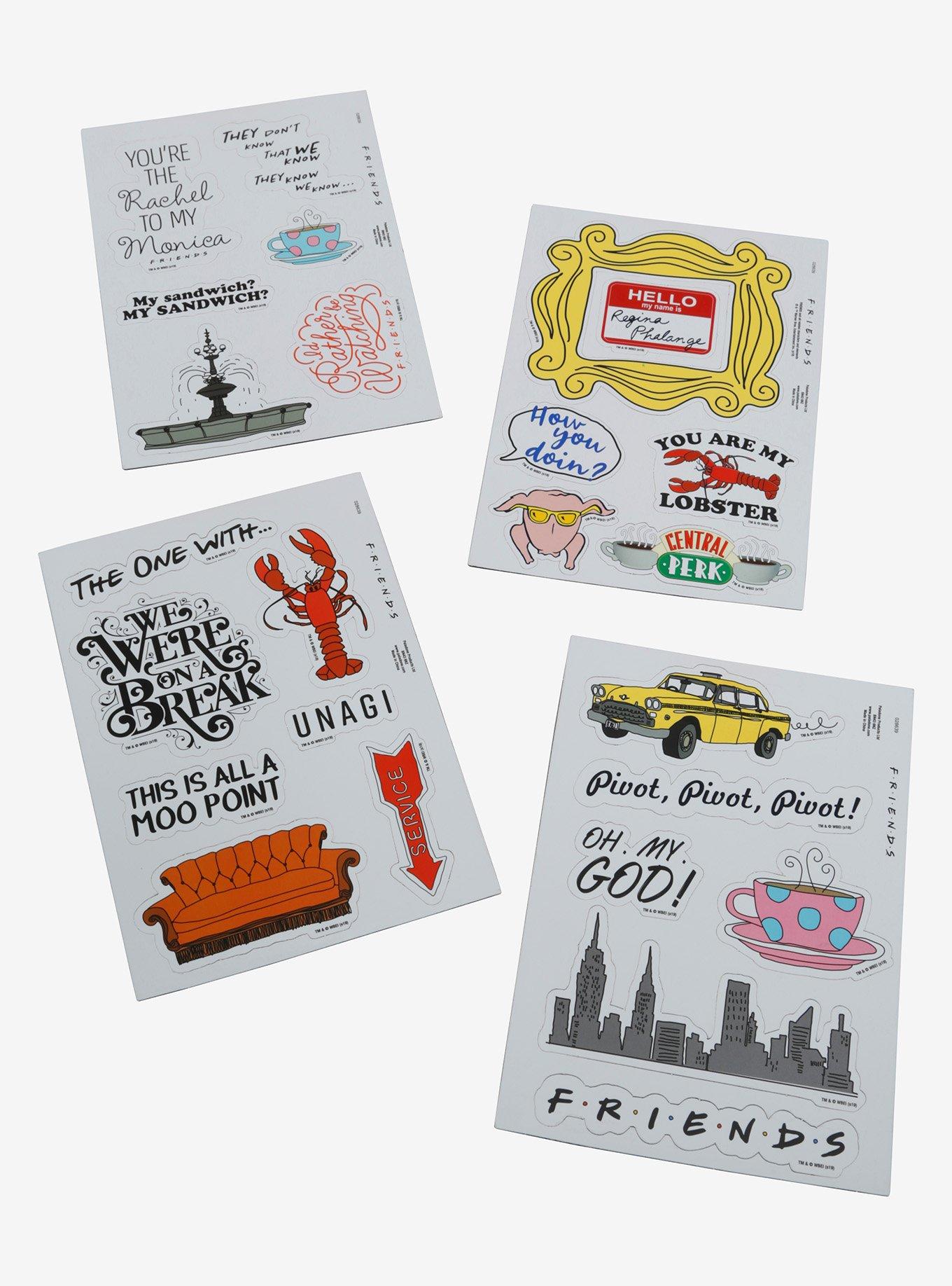 Friends Icons Fridge Magnet Set, , alternate