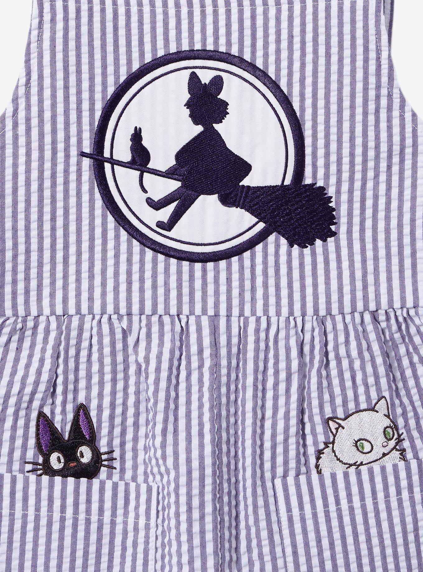 Studio Ghibli Kiki's Delivery Service Striped Ruffle Toddler Romper &mdash; BoxLunch Exclusive, STRIPE - MULTI, alternate