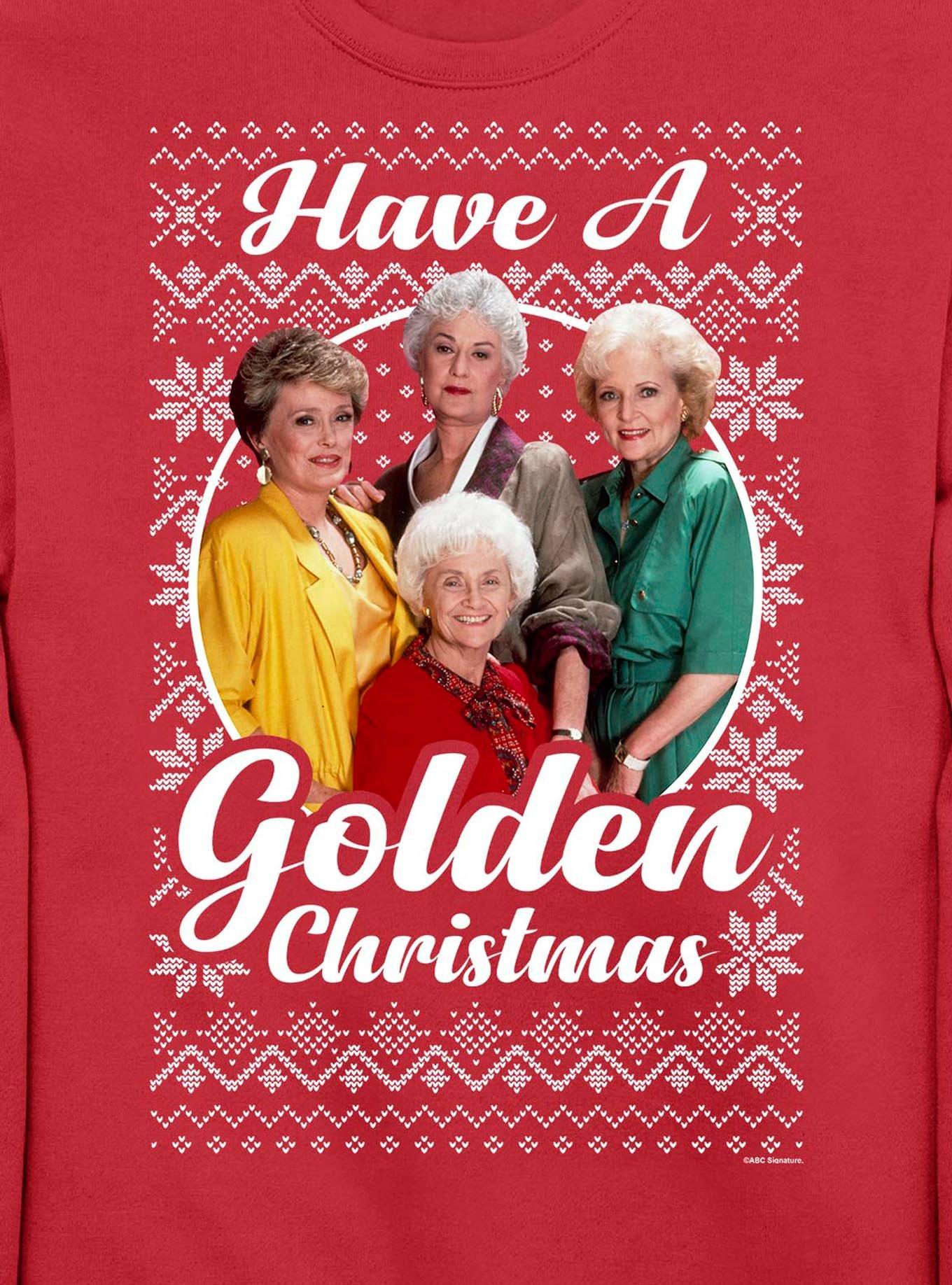 The Golden Girls Golden Ugly Christmas Sweatshirt