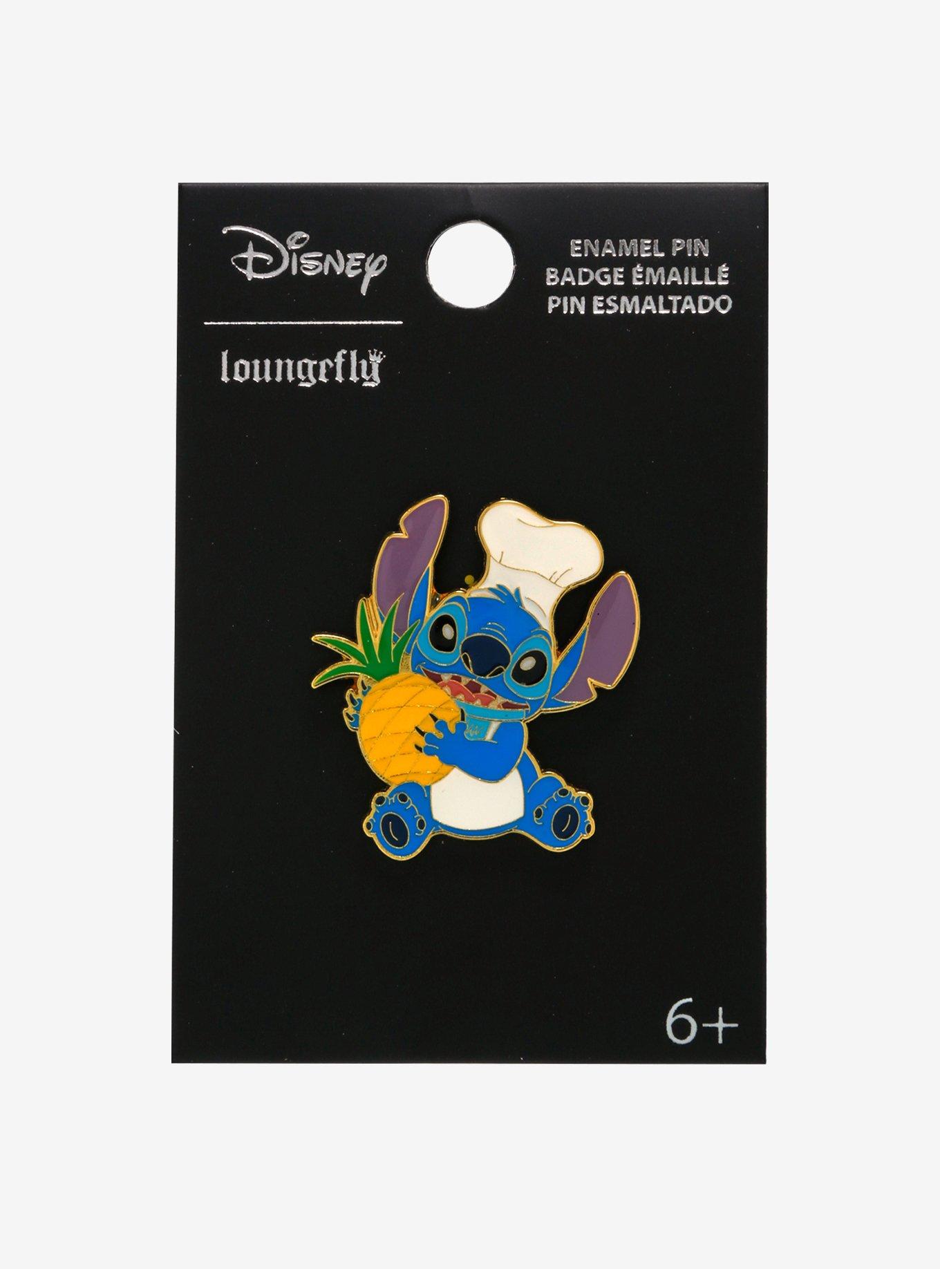 Loungefly Disney Lilo & Stitch Chef Pineapple Enamel Pin &mdash; BoxLunch Exclusive, , alternate