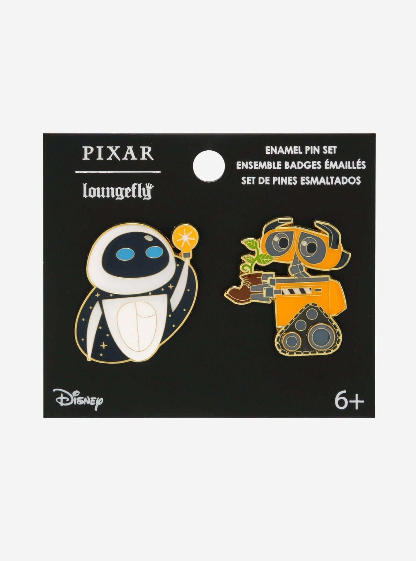Loungefly Disney Pixar WALL-E and EVE Enamel Pin Set — BoxLunch Exclusive, , alternate