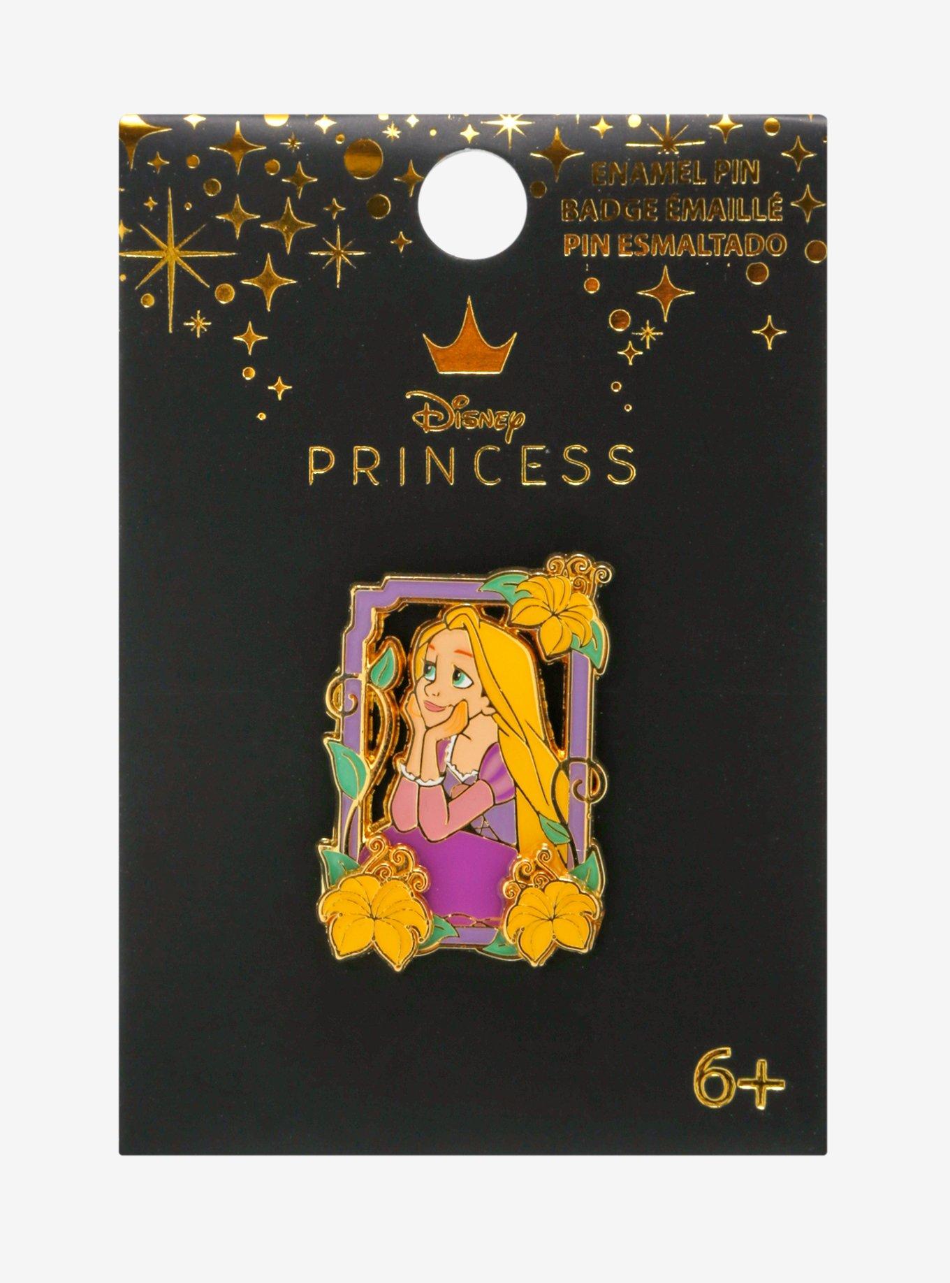 Loungefly Disney Tangled Rapunzel Golden Flower Enamel Pin — BoxLunch Exclusive, , alternate