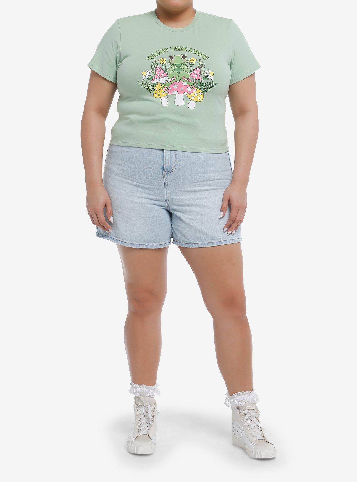 Thorn & Fable What The Frog Girls Baby T-Shirt Plus Size