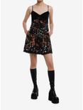 Cosmic Aura® Celestial Patchwork Slip Dress, BLACK, alternate