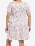 Thorn & Fable Pink Floral Butterfly Empire Dress Plus Size, MULTI, alternate
