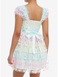 Thorn & Fable® Pastel Rainbow Butterfly Dress, PURPLE, alternate